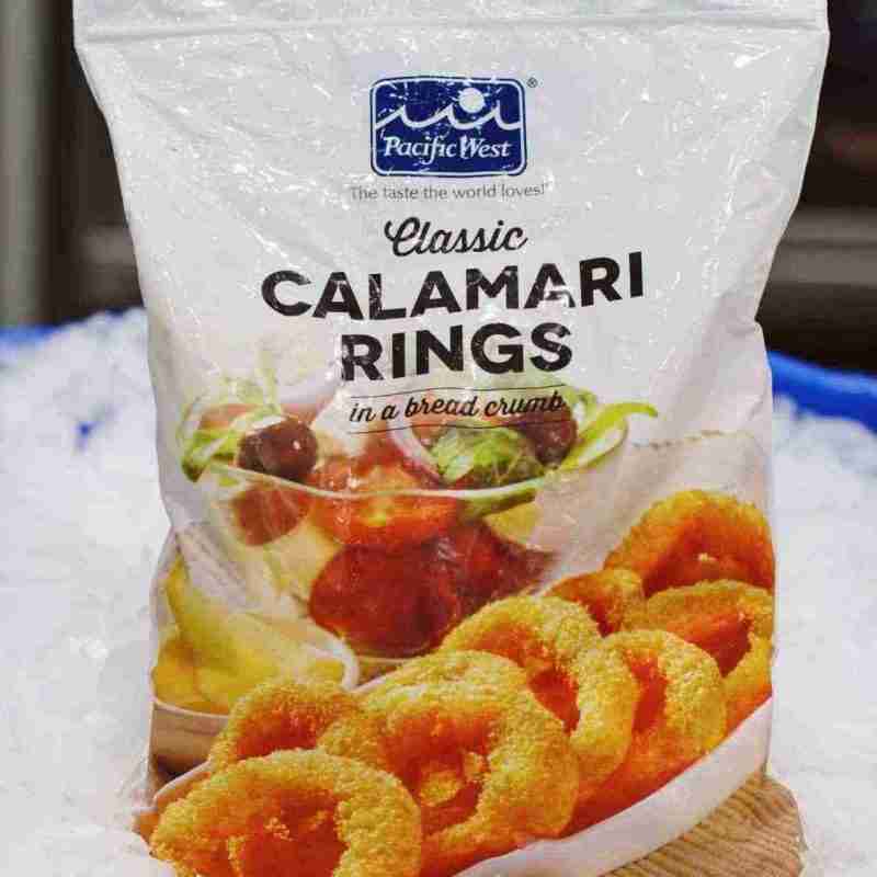 Breaded calamari rings