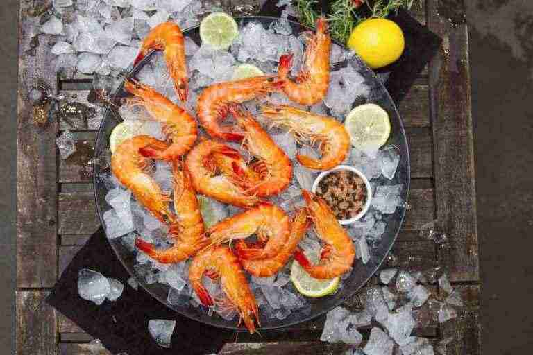 Cooked Large Tiger Prawn