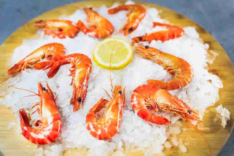 Cooked Large Tiger Prawns