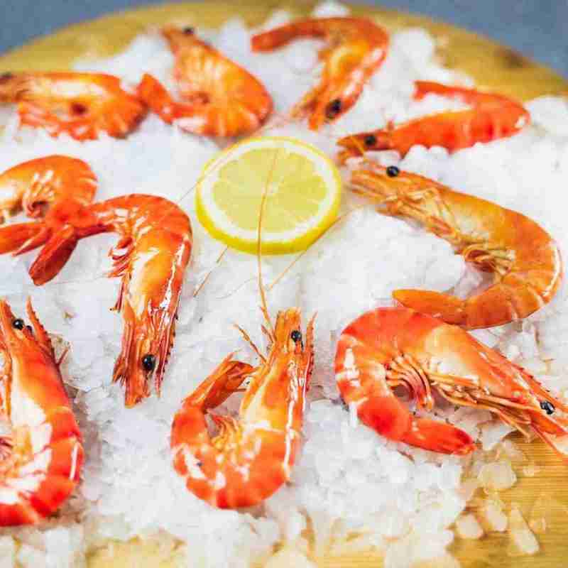 Cooked Large Tiger Prawns